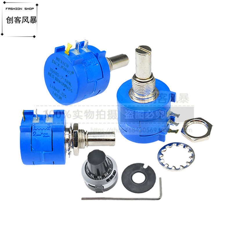 ตัวต้านทานแบบปรับได้ 3590S-2-103L/104L/502L/มิเตอร์หลายวงกลมที่แม่นยํา 5K10K20K50K100K
