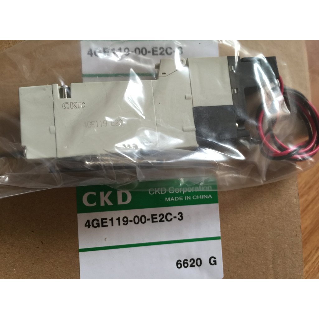 พร้อมสต็อก CKD โซลินอยด์วาล์ว 4GE119R-00-E2C-3 Original 4GE119R-E2C/E2A 4GB119-E2