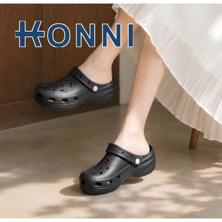 KONNI แบบสวมหัวโต รองเท้าแตะหัวโตสุดฮิต EVA สวมใส่สบาย รองเท้าแตะ รองเท้าลำลอง ข้นขึ้น พื้นนุ่ม KN1-0801A