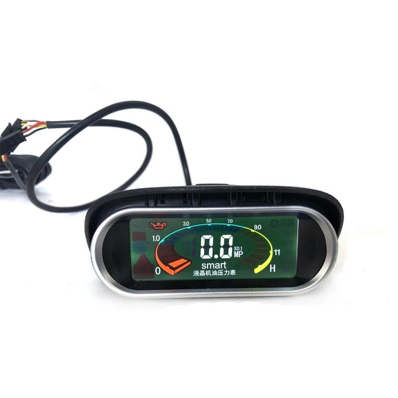 QP 12v/24v Truck Car Oil Pressure Gauge Engine Oil Pressure Meter Monitor Display M-OPG-01