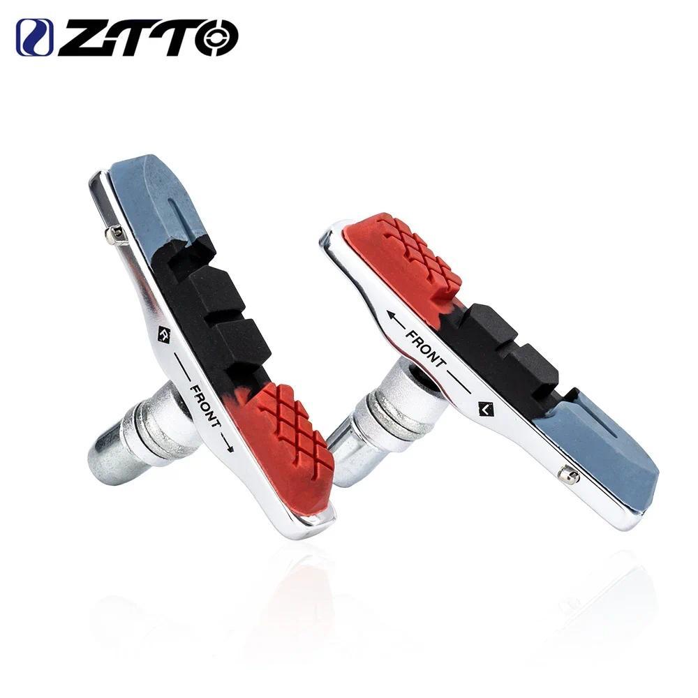 ZX ZTTO 1 Pair Road Bike Brake Pads Shoes V-Brake Pads MTB Mountain Bicycle Brake Shoes Block Durabl