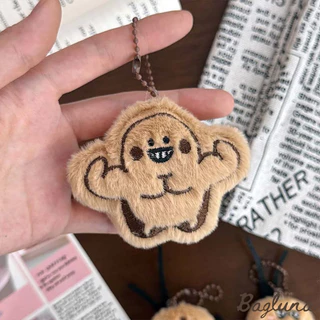 🎁(พร้อมส่ง)พวงกุญแจตุ๊กตาผ้ากำมะหยี่รูปแมลงสาบน่ารัก พวงกุญแจห้อยกระเป๋าเป้สำหรับนักเรียน อุปกรณ์เสริม
