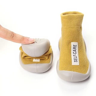 ใหม่ รองเท้าเด็กหัดเดินข้อสั้น รองเท้าเด็ก นุ่ม พื้นยาง กันลื่น Size 11-14 cm