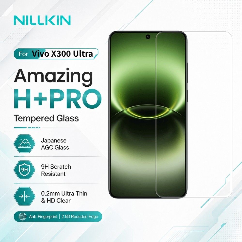 NILLKIN ฟิล์มกระจก สำหรับ VIVO X300 Ultra 2.5D Ultra-Thin Anti-Oil Anti-Glare 9H FM5000
