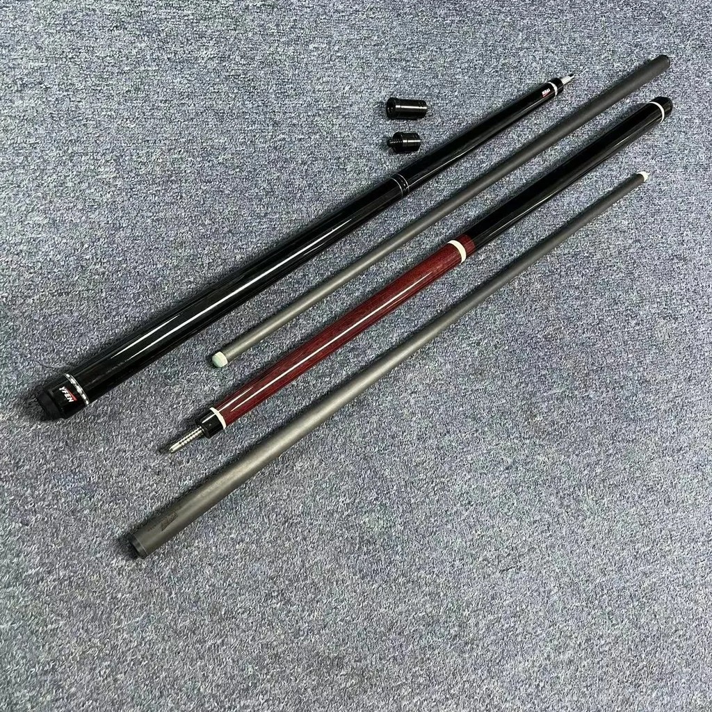 Xueqing พรีเมี่ยมทําด้วยมือ Yfen 57" คาร์บอนไฟเบอร์ 13 มม. 3 ชิ้นบิลเลียด Jump Break Punch Cue สําหร