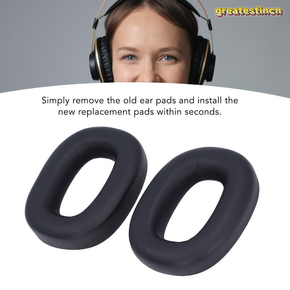 GREAT 2PCS Noise Isolation Ear Cushions,นุ่มสบายหนังเปลี่ยนแผ่นรองหูฟัง,ง่ายเปลี่ยนหูสําหรับ PX8 PX7