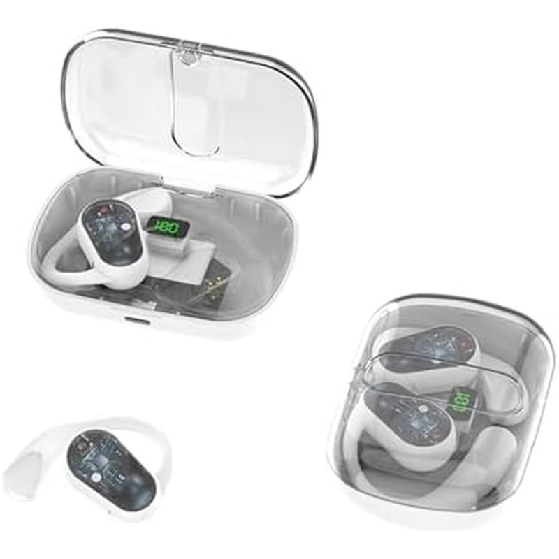 Xmenha เปิดหูหูฟัง Bone Conduction หูฟัง Earhooks ไร้สาย Bone Conduction หูฟังชุดหูฟังชุดกีฬาเปิดหู 