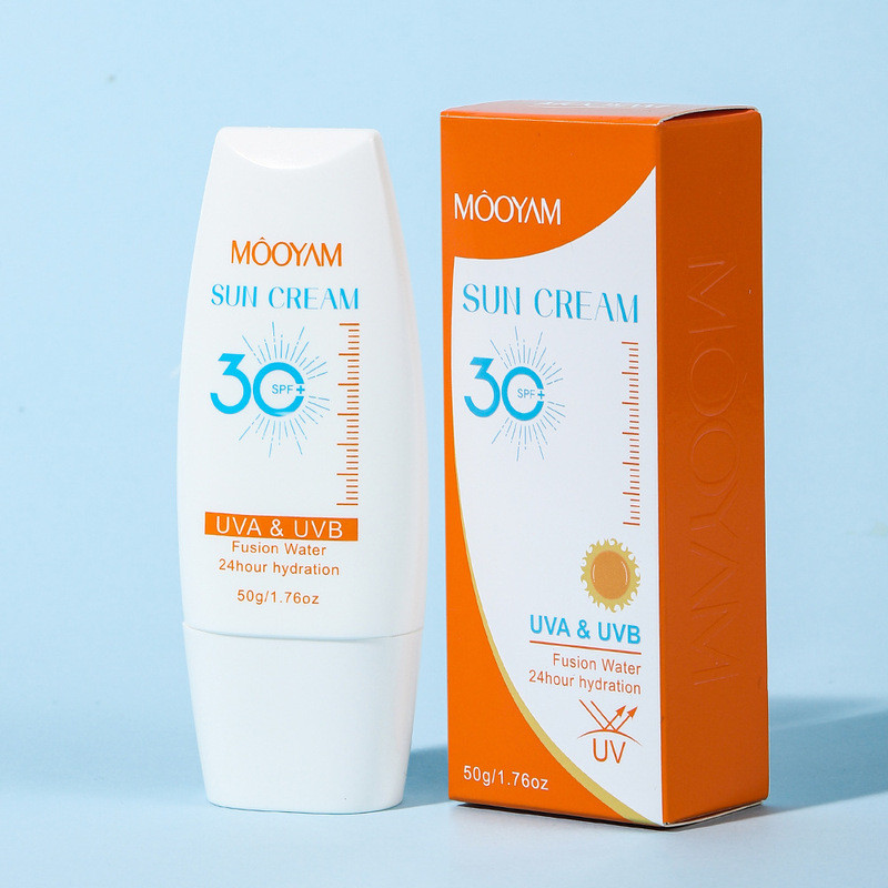 ครีมกันแดดครีมป้องกันรังสีอัลตราไวโอเลต spf30 กันน้ําเหงื่อควบคุมความมันฤดูร้อนป้องกันนมหน้าจอดวงอาท