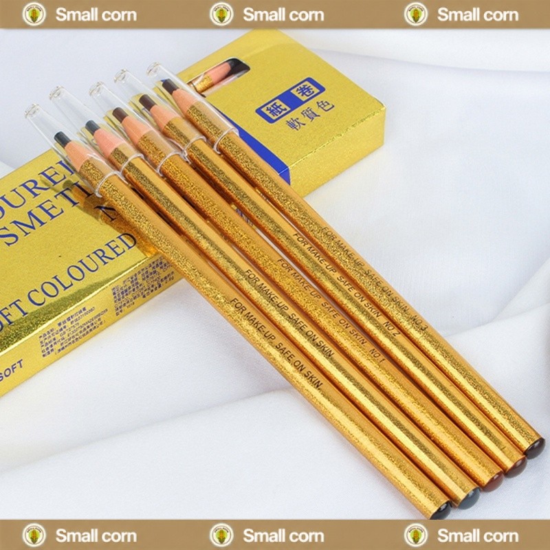 ของแท้ ดินสออายไลเนอร์ แบบกันน้ำ สําหรับแต่งหน้าเขียนคิ้ว เนื้อดี Cosmetic Art coloured soft Eyebrow Pencil