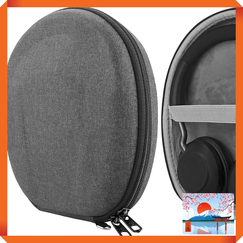 Geekria Case Shield Headphone Case Compatible Hard Case for Travel Hard Shell Case for Jabra Evolve 
