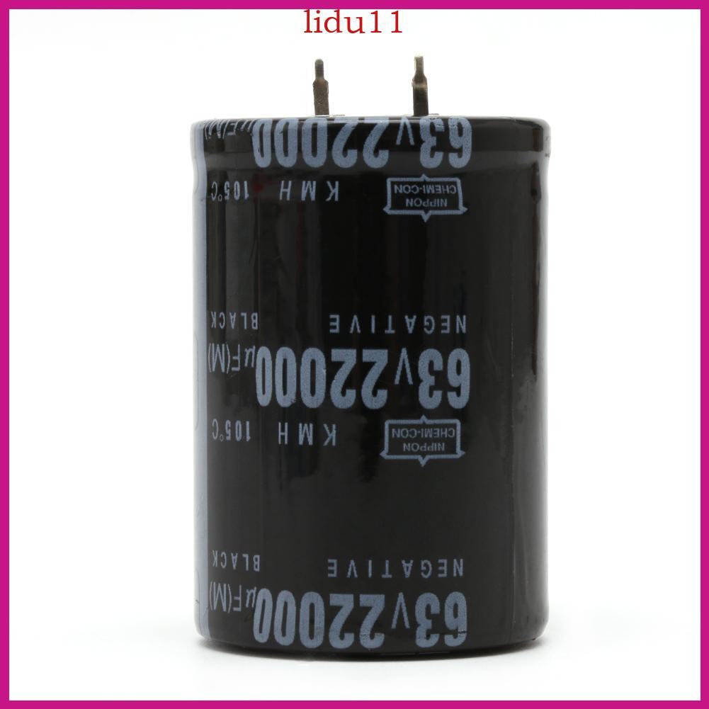LID คุณภาพดี Electrolytic Capacitor สําหรับซ่อมเครื่องใช้ในครัวเรือน 22000UF 63V