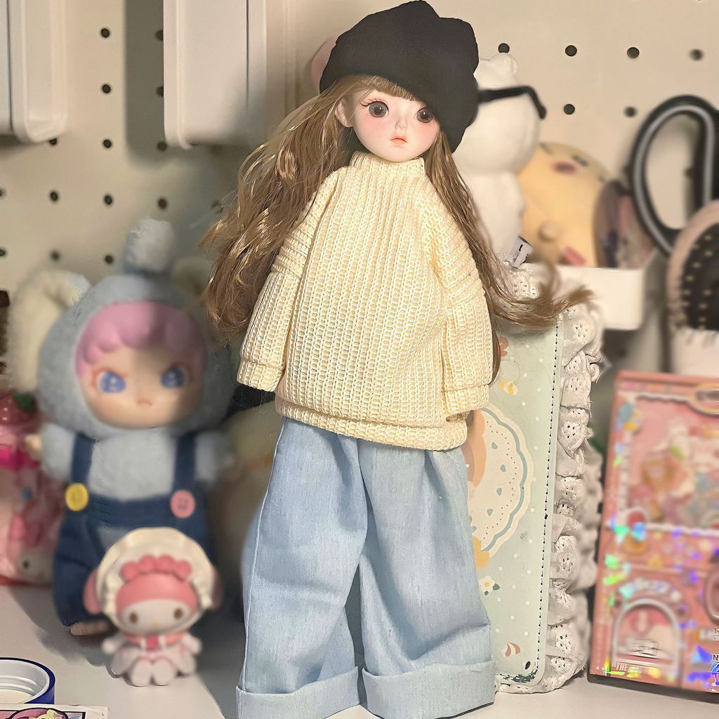 High-value bjd Princess Lolita 6 Points 30cm Doll Dress Up Suit Girl Doll Clothes เสื้อผ้าเด็กขายดี