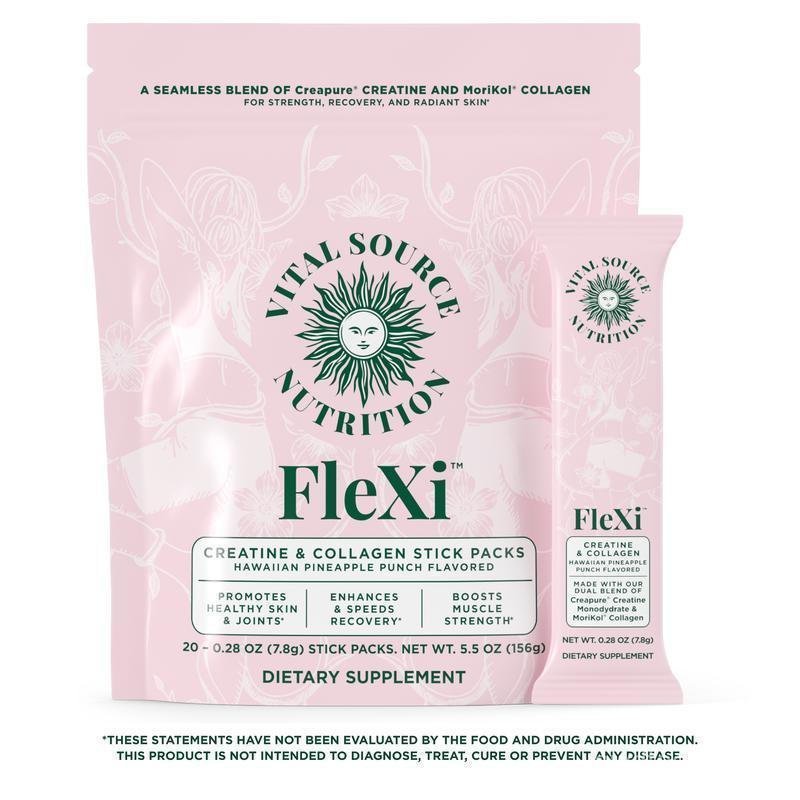 Creatine & Collagen Stick Packs - FleXi - Vital Source Nutrition BYBO