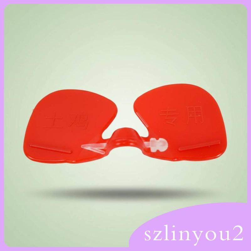 [szlinyou2] แว่นตาไก่ไม่จิกลดต่อสู้ไก่ Blinders Fowl Peepers Safe Non-Packing-Packing-Packing-Packin