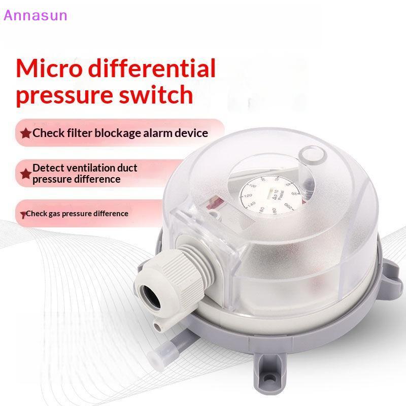 Annasun ที่เชื่อถือได้และทนทาน 65 มม. SPDT Differential Pressure Switch สําหรับ Consistent HVAC Syst