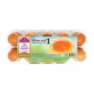 ท๊อปแวลู ไข่ไก่เบอร์1 TV Eggs No.1 10Egg