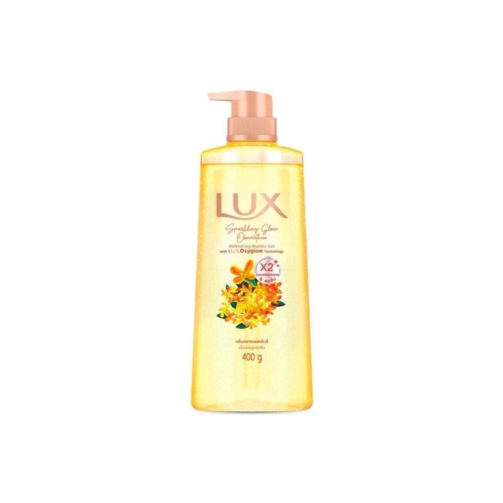 ลักส์ สปาร์คกลิ้ง โกลว์ เจลอาบน้ำออสมันตัส Lux Osmanthus Bubbly Gel 400g.