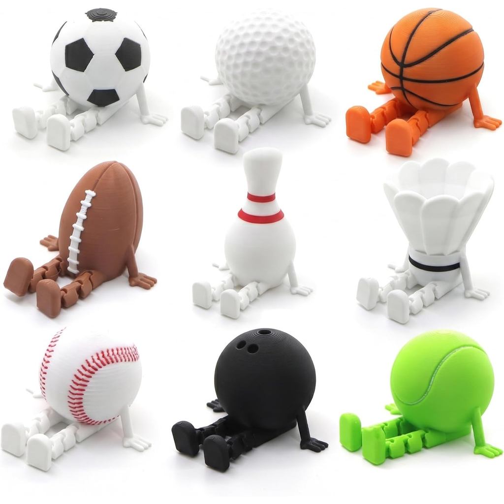 1 ชิ้น 3D-Printed World Cup Sports Figurinesเลือกจาก 9 การออกแบบ ของตกแต่งเดสก์ท็อปสร้างสรรค์เครื่อง