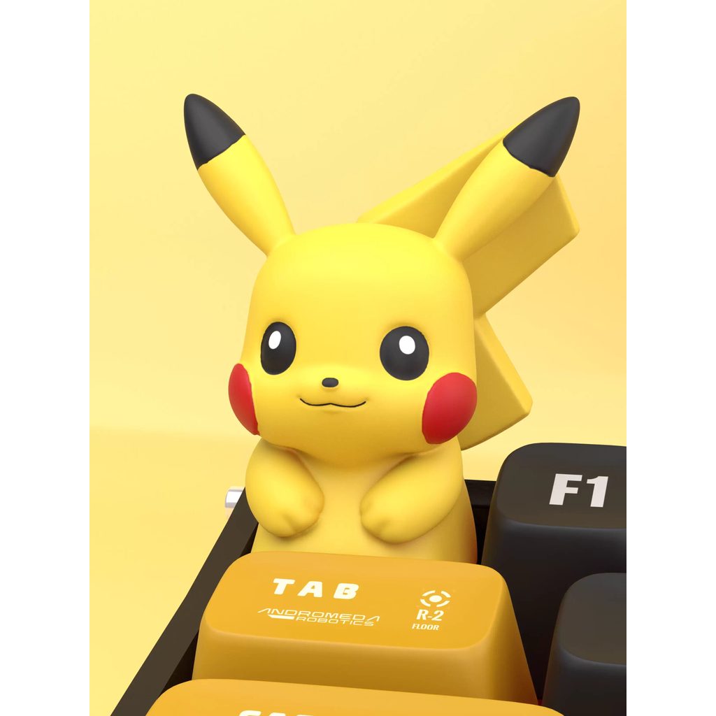 keycaps keycap ไทย keycap Pikachu Keycap Pokémon Keycap Mechanical Keyboard คีย์บอร์ดเรซิ่นส่วนบุคคล