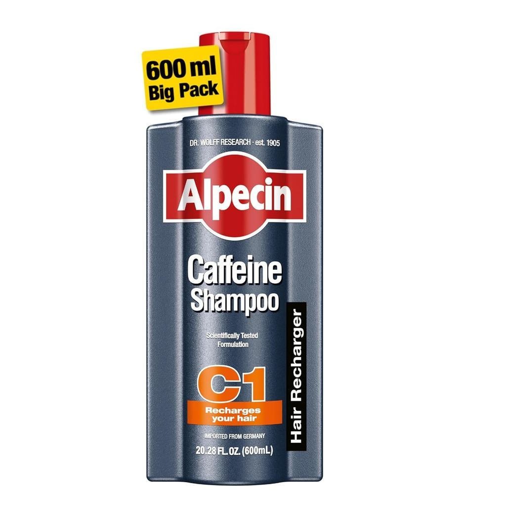 Alpecin C1 Caffeine Shampoo 20.28oz I Hair Performance Enhancer I ส่งเสริมการเจริญเติบโตของเส้นผม De