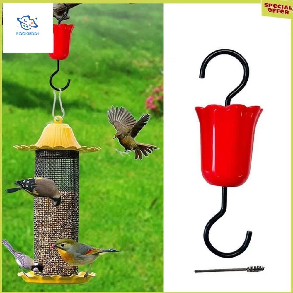ROOKIEDD4 1/3 ชิ้น Anti-Ant Hook, Multifunctional ทําความสะอาดง่าย Ant Moat, Bird Feeder Hooks Doubl