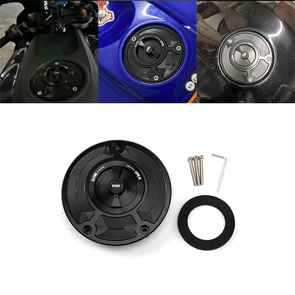 Keyless การใช้ถังแก๊สสําหรับ Kawasaki NINJA1000 Z1000S/SX Z1000 Z800 Z750 Z650 ZX6R ZX10 ZX14R ZX636
