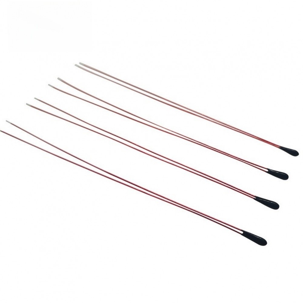 10x 10K Ohm MF52B Thermistor B3950 1% Precision Temp Sensor 100 มม.ลวดฉนวน