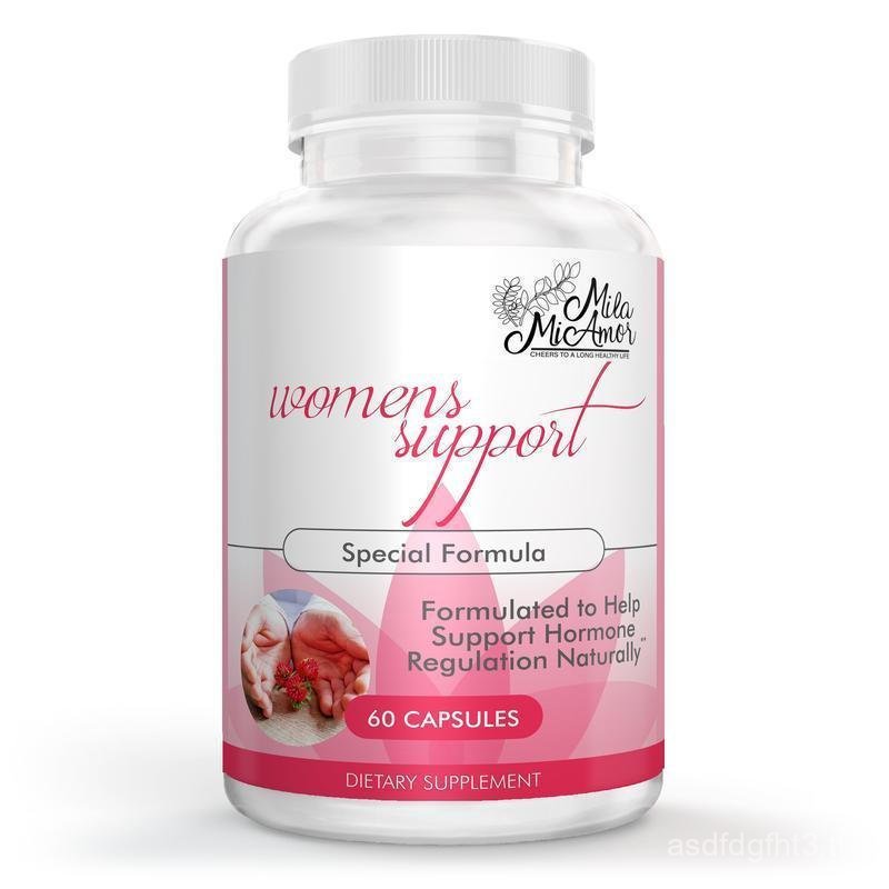 ผู้หญิงSUPPORT|สูตรพิเศษ|HormoneRegulatorw/Ingredients|60แคปซูล 43Q5