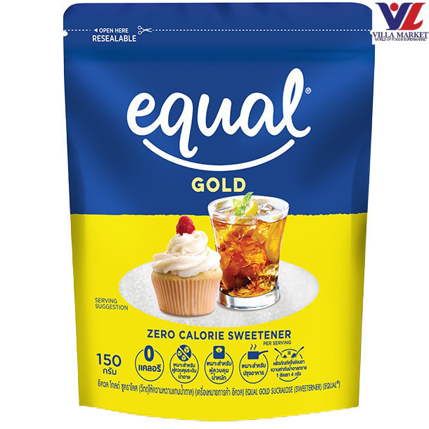 Equal Gold Sweetener สารให้ความหวานสีทอง 150G
