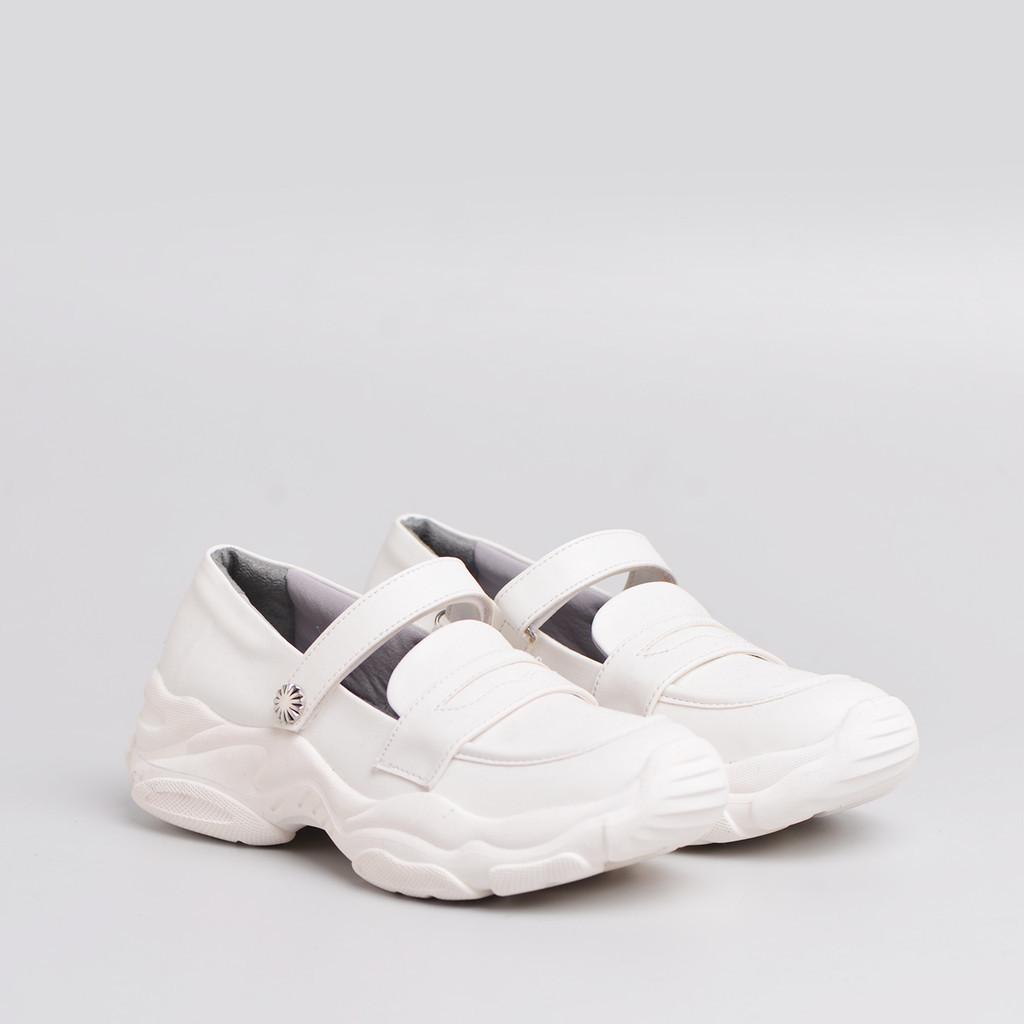 Lovelyprojects - Tysana Loafer White - รองเท้าผู้หญิง