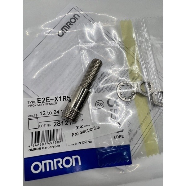 E2E-X1R5E1-M1 PROXIMITY SENSOR Inductive M8 NO NPN 1.5mm 10V to 40VDC 4-Pin พร้อมส่ง ออกบิลได้🇹🇭🇹🇭 ส