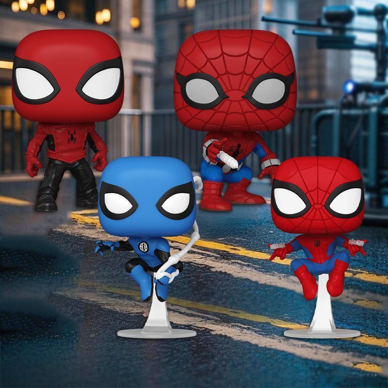 Funko Fenggao POP Marvel Spider-Man Miles Morales สินค้าตกแต่งทํามือตุ๊กตาของขวัญ