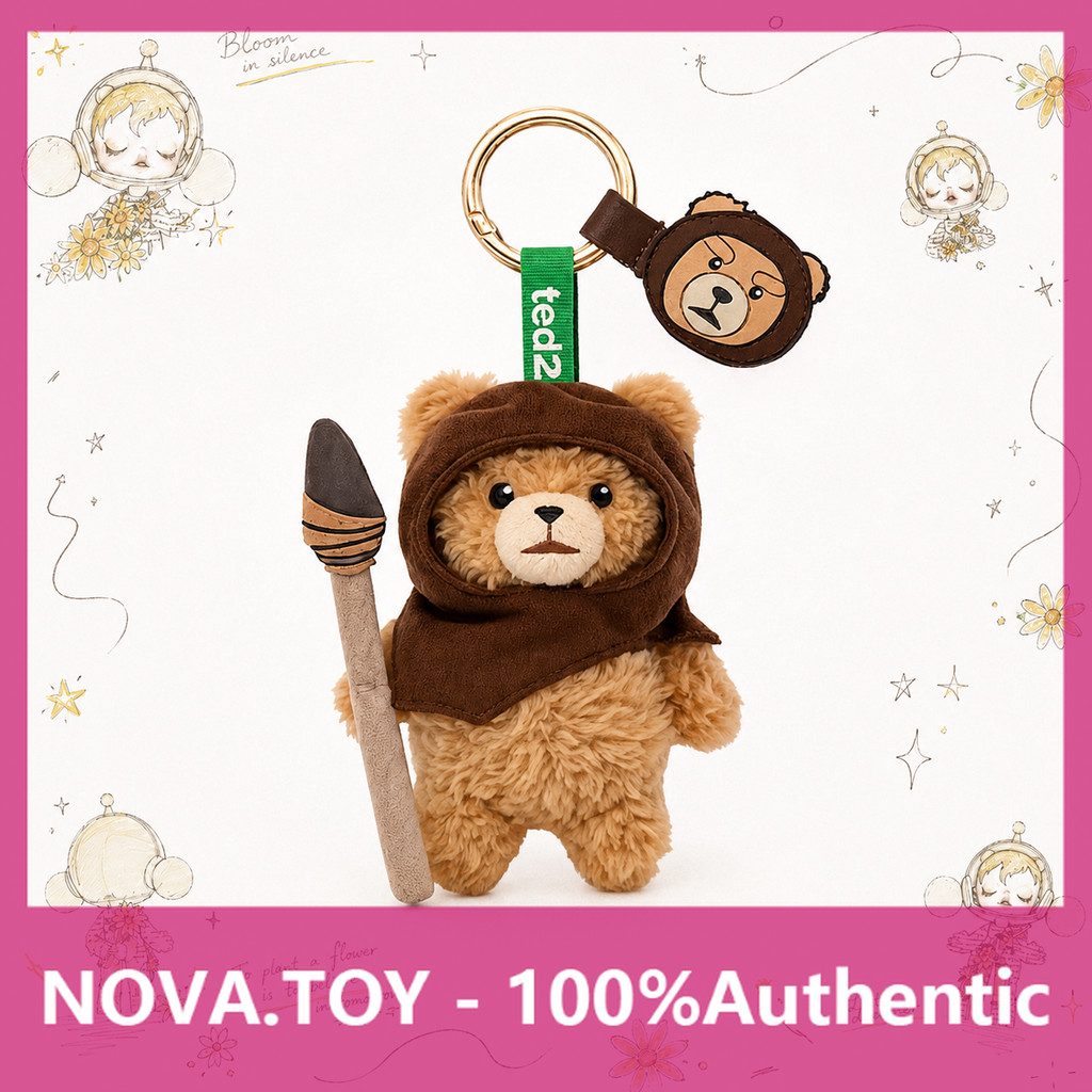 ลับPOPMART 泡特 GONGMING!Ted2Baby Ted 可动毛绒挂件
