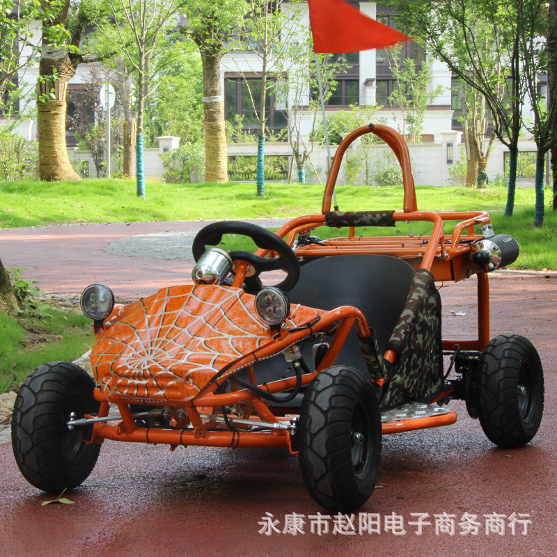 125cc สี่ล้อ ATV ผู้ใหญ่รถจักรยานยนต์สองล้อ Off-Road Kart utv Desert Gasoline Kart