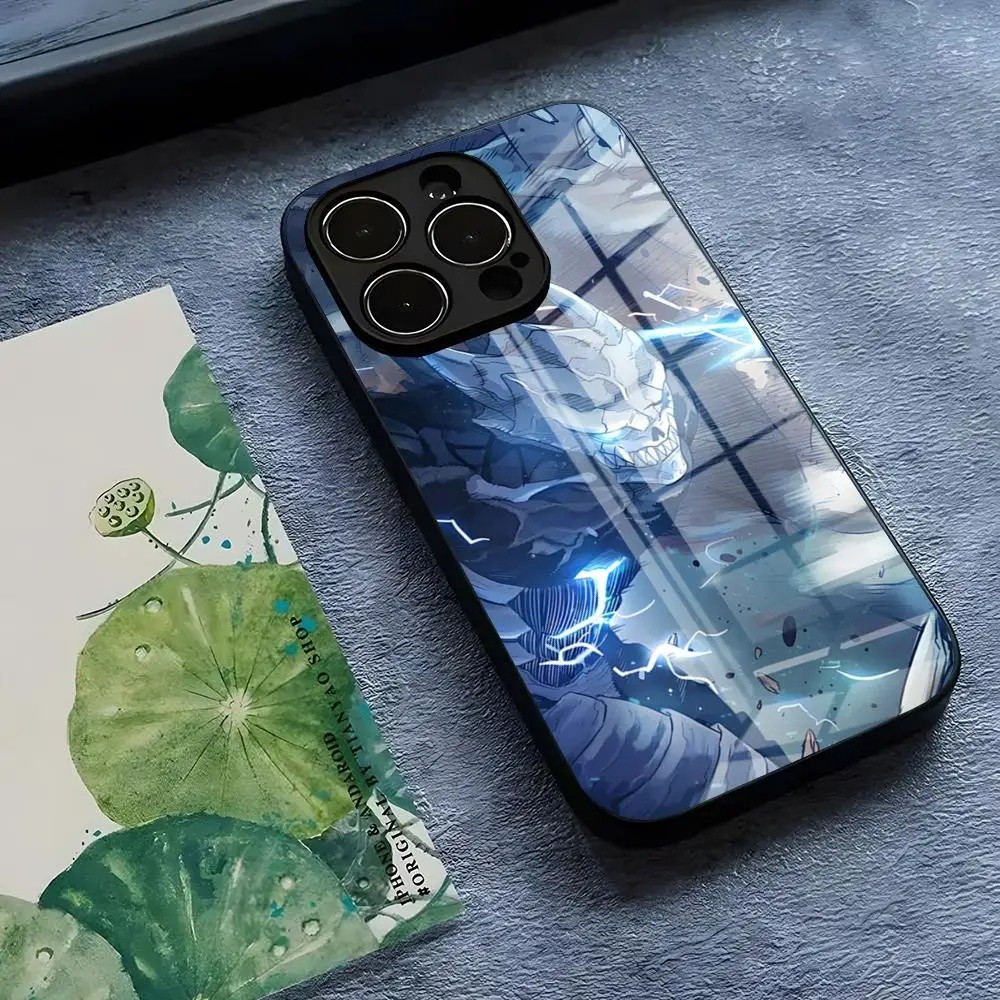 BK-1 อะนิเมะ Kaiju No 8 เคสโทรศัพท์สําหรับ IPhone 17 16 15 14 Pro 11 13 12 Mini 6 8 7 Plus SE แก้วหร