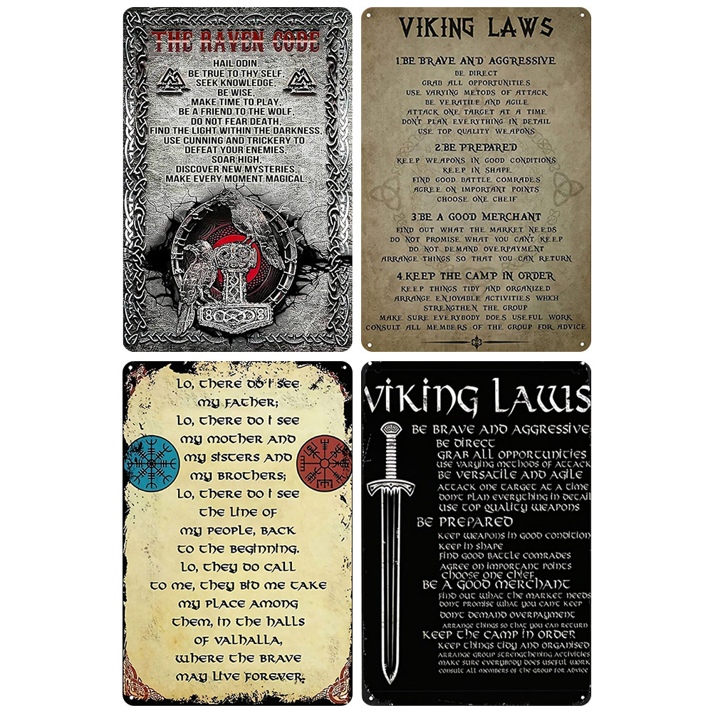 4 ชิ้นโลหะ Phase Tin Sign ภาพวาดเหล็กสี่เหลี่ยม Wall Home Bar Decor20x30 ซม.