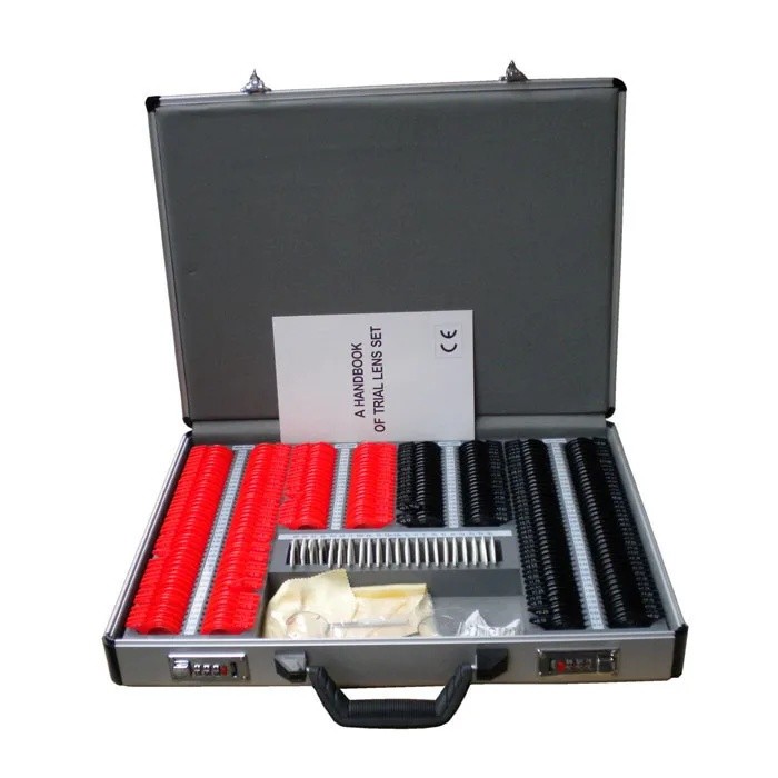 5BXQ MS-266 จีนอุปกรณ์ออปติคอลคุณภาพสูง Eye Exam Optometry Box ชุดเลนส์ทดลอง