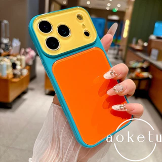 เคสโทรศัพท์สําเร็จรูปหน้าต่างขนาดใหญ่ Dopamine เหมาะสําหรับ iPhone 14 15 16 17 Pro Max รวมทุกอย่างเคลือบเงา AG ซิลิโคนฝาครอบป้องกันการตก