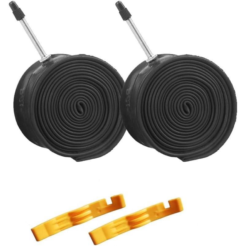 แพ็ค 2 จักรยานเสือภูเขาจักรยานยางใน 26x1.9/2.125 F/V48mm Presta วาล์วใช้งานร่วมกับ 26 x 1.9 26 x 2.0