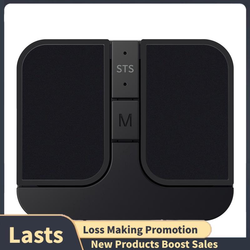 Mini Square Mouse Mini Mouse เมาส์คอมพิวเตอร์ไร้สาย Mini Capacitive Mouse สีดํา