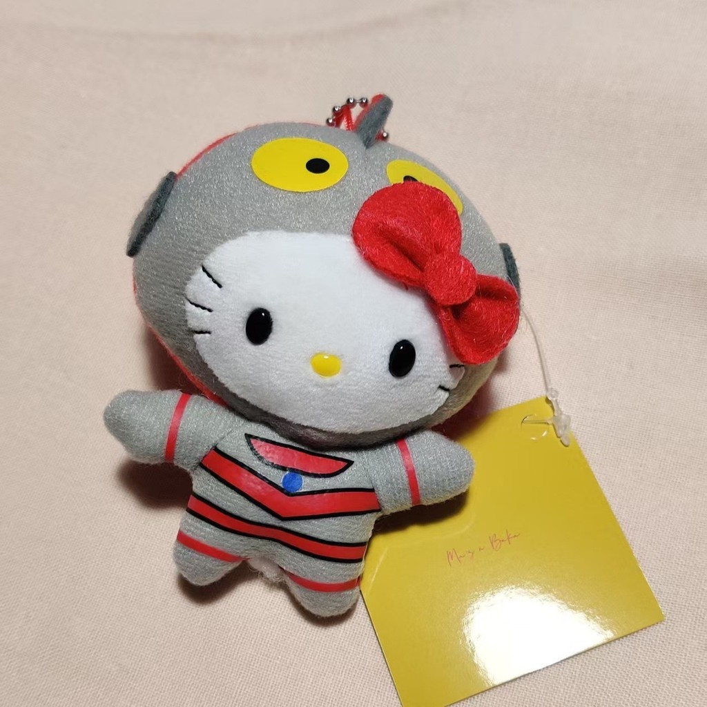 ยุคกลาง Ultraman Kitty Diga Ultraman Plush HelloKitty Masked Superman Monster Charm#84allwej#