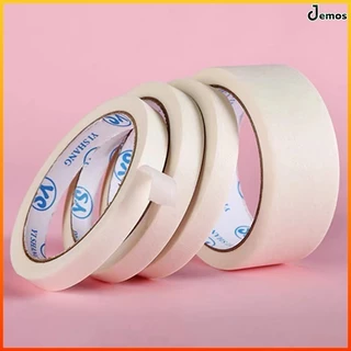 Jemos เทปกระดาษกาวย่นพรีเมียม กันซึม ไม่ทำลายพื้นผิวไร้คราบ ทนความร้อน เหมาะพ่นสี ทาสี ศิลปะ
