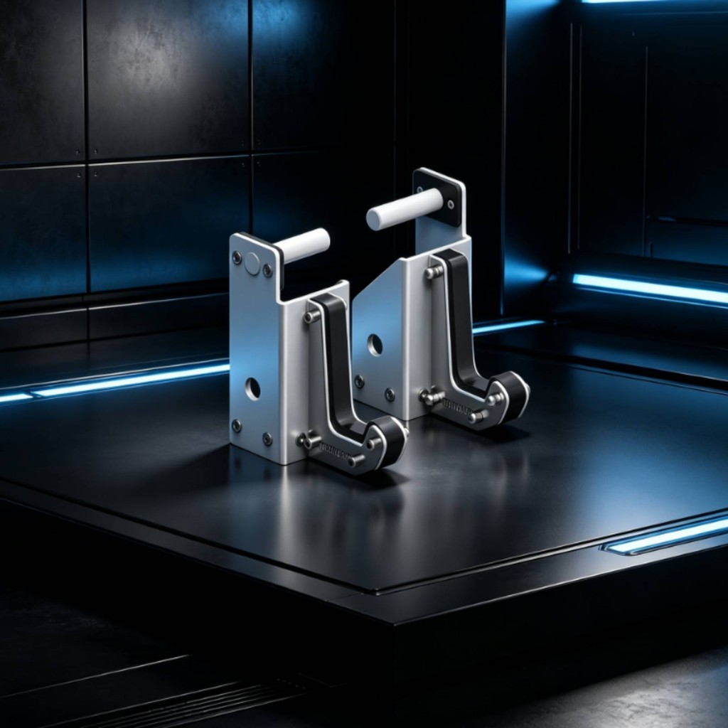 Power Rack J Hook Long-Lasting J Hook Squat Rack Hooks Stable Barbell Hooks ลดเสียงรบกวนสําหรับ Powe