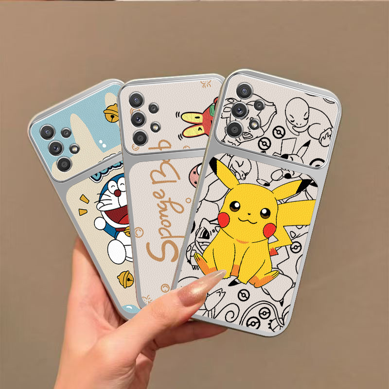 Samsung a13 4g case samsung a23 case หนังทนทานกันกระแทกสําหรับอุปกรณ์มือถือ