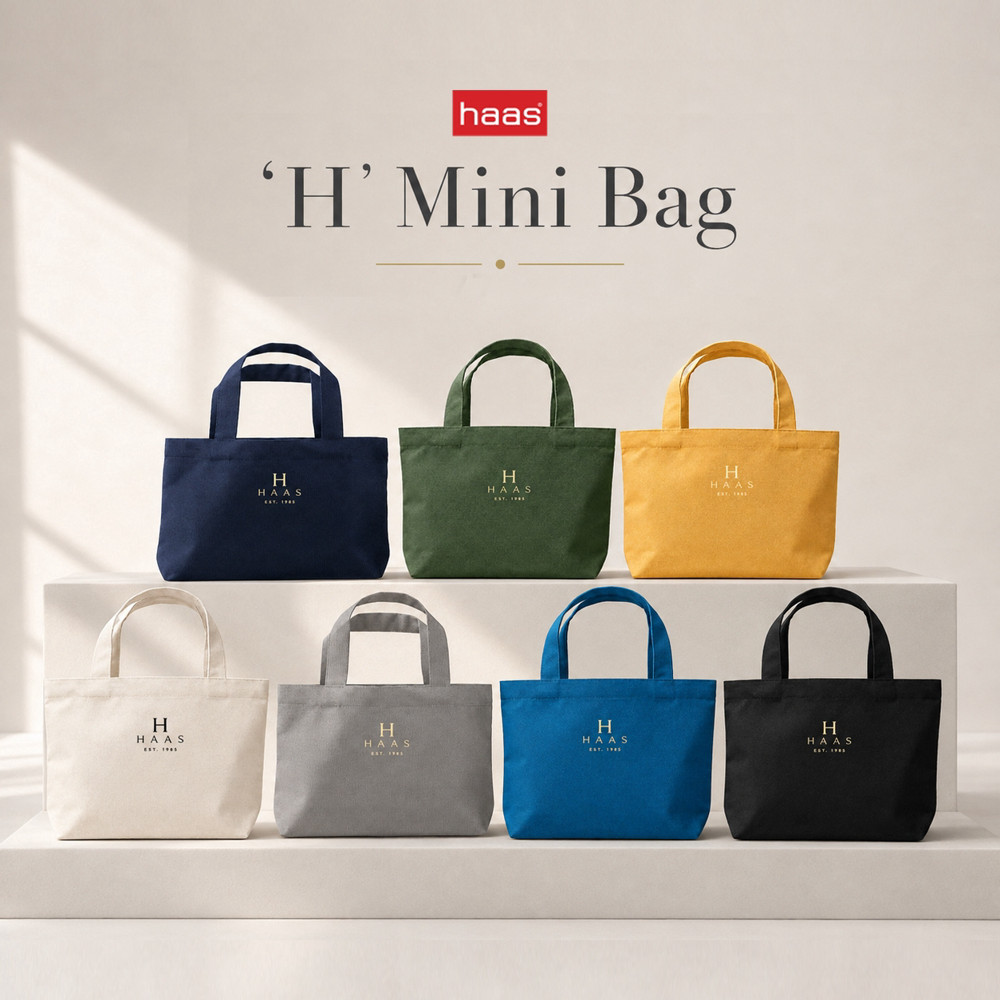 haas H Mini Lucky Bag กระเป๋าผ้ามินิมอล 7 สีมงคล เสริมโชค เสริมลุค  รหัส HALAG096