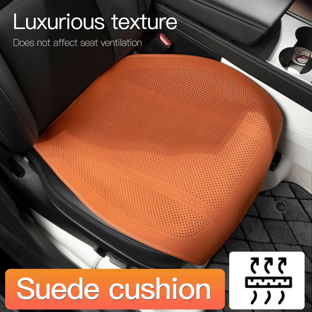 อัพเกรดใหม่เบาะรองนั่งรถยนต์ Four Seasons Universal Suede หนัง Pad Mat Fit สําหรับ Haval Jolion 2024