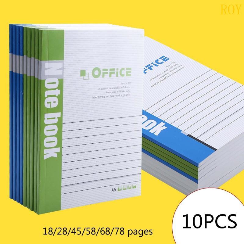 ROY 10x A5 Softcover กระดาษซับโน๊ตบุ๊คไม่เลือดออกสําหรับทํางานศึกษาการประชุมการเดินทาง