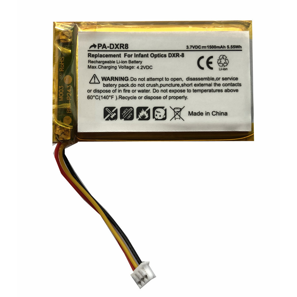 Compatible with Infant Optics DXR-6 baby monitor battery SP803048