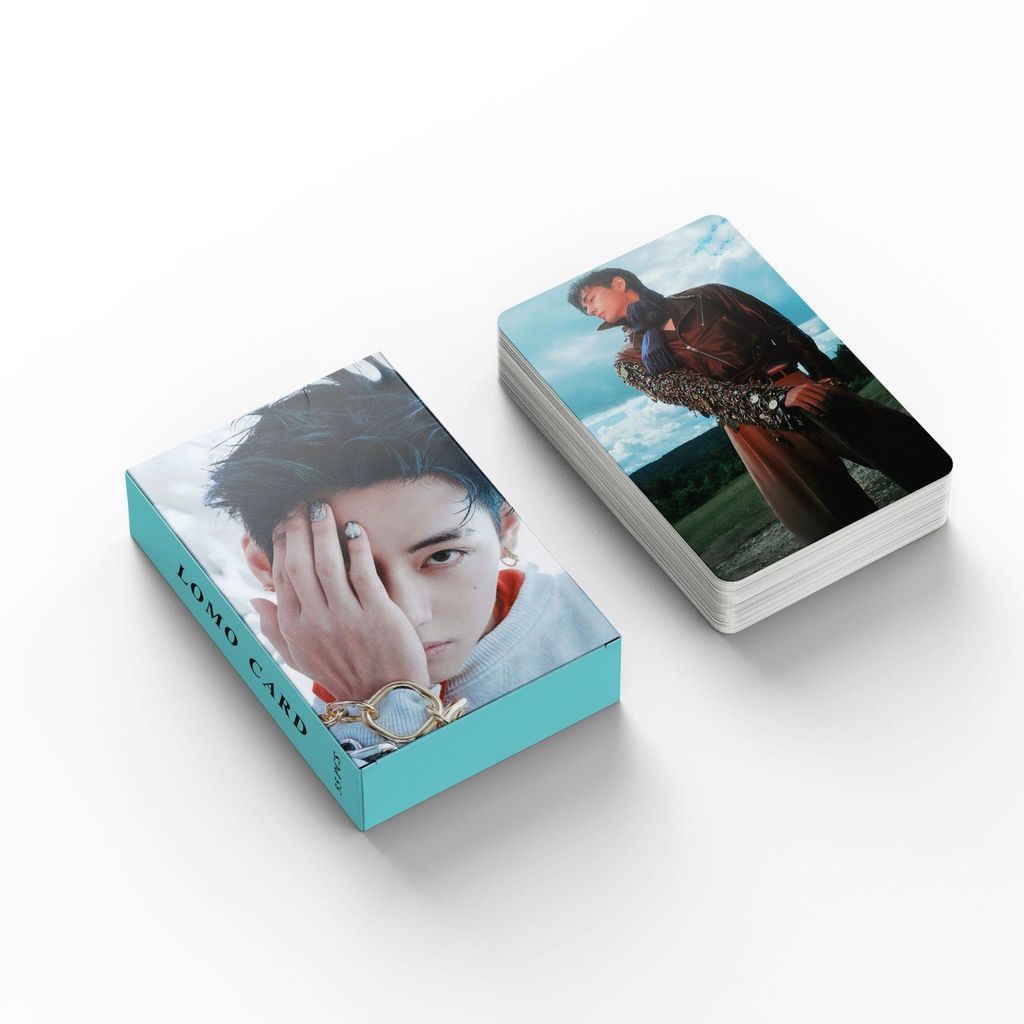 55 แผ่น Kim Taehyung Taehyung Photocard Bulletproof V นิตยสาร Laser Photocard การ์ด LOMO