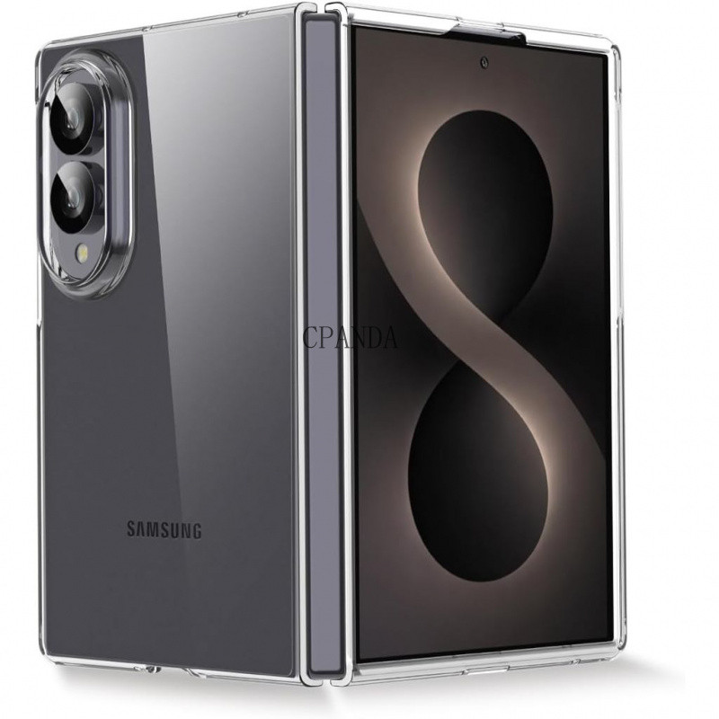 สําหรับ Samsung Galaxy Z Fold 8 Case Clear Wide Slim Thin Cover | เคสใส Z Fold 8 แบบใสป้องกันสีเหลือง,เคสโทรศัพท์ป้องกันพีซีแบบแข็งสําหรับ Samsung Fold 8 5G Clear